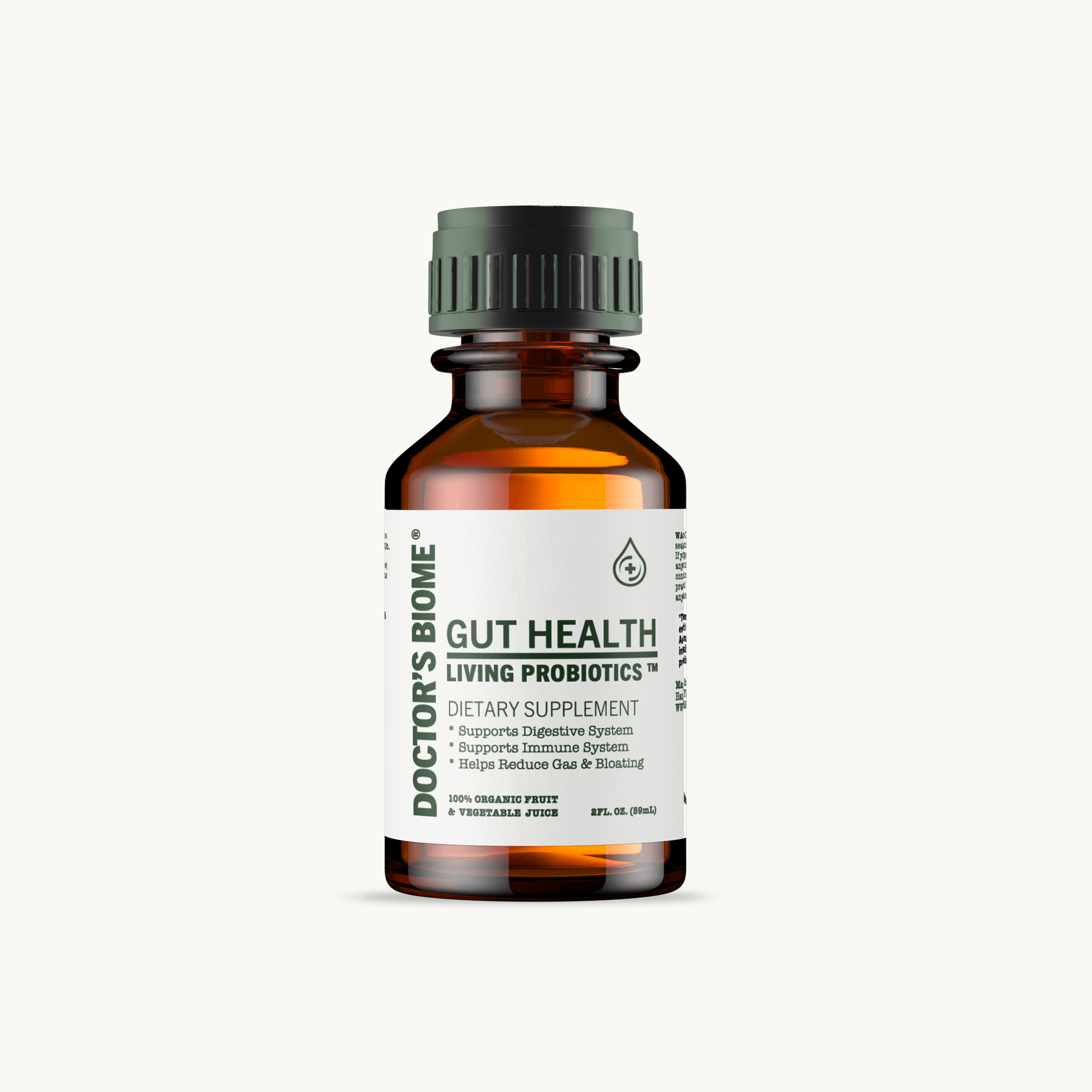 Doctor's Biome Gut Health Living Probiotics label presentation