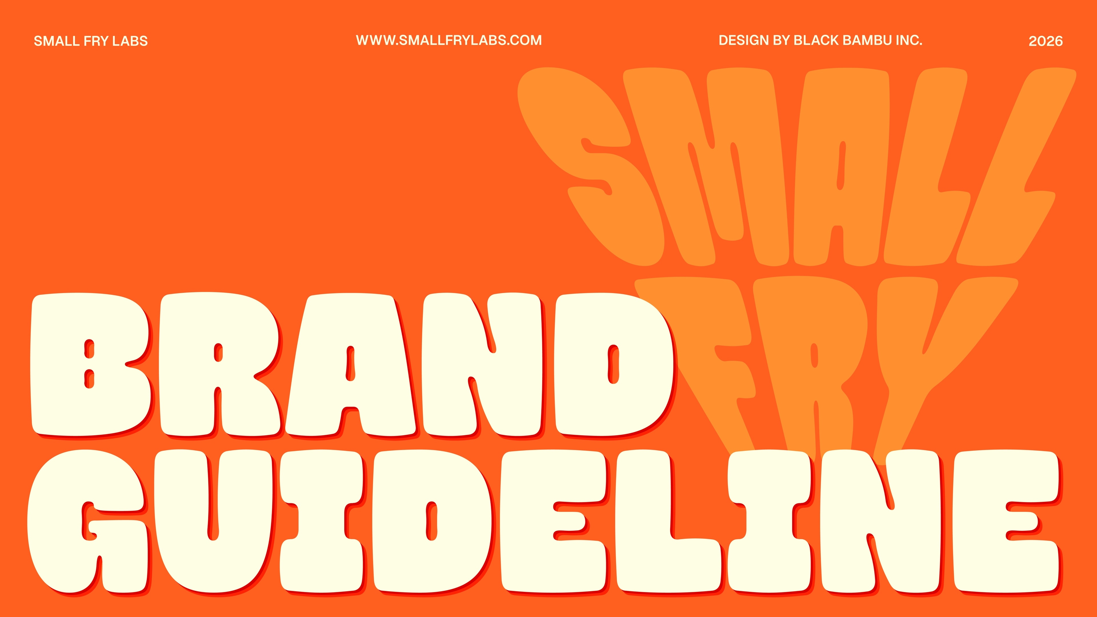 Small Fry Labs brand guidelines cover