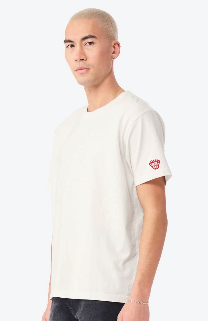 Small Fry Labs unisex shirt sleeve mark